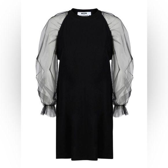 MSGM Dresses & Skirts - M.S.G.M See-through Sleeve Dress